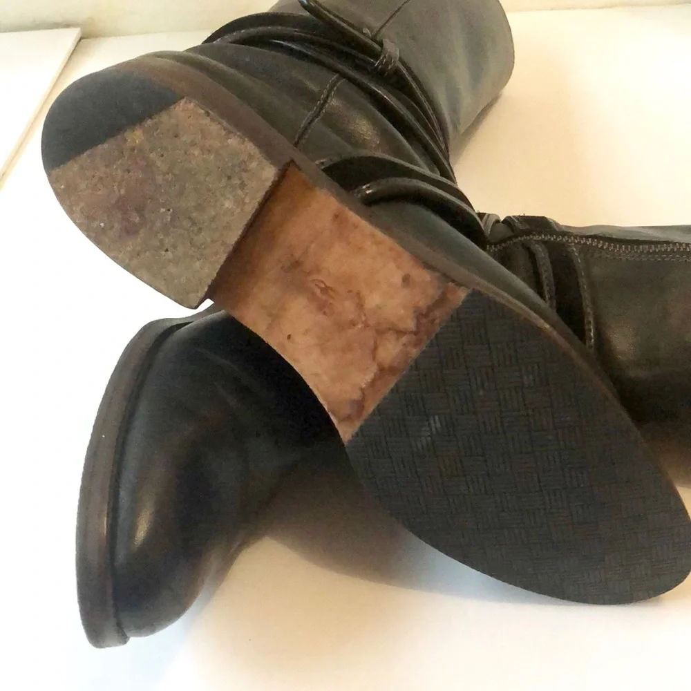 Cole Haan Leather Riding Boots